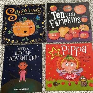 Lot of 4 Children’s Halloween/Adventure Books - New